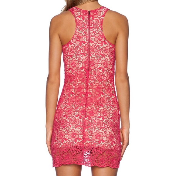 Lovers + Friends pink lace dress - Picture 2 of 11